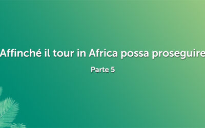 Affinché il tour in Africa proceda – parte 5!